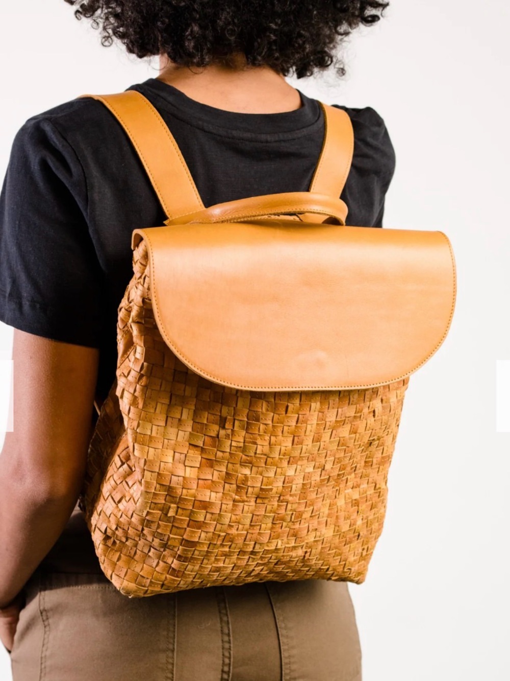 ABLE Elsa Basketweave Backpack